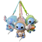 Λούτρινο Μπρελόκ Stitch Με Πλαστικό Πρόσωπο