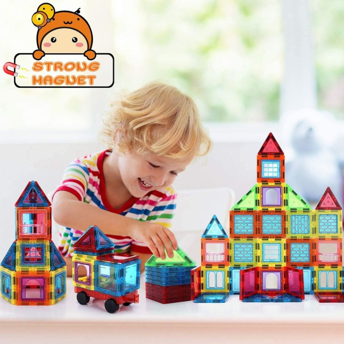 Μαγνητικό Σετ 3D Κατασκευών 45 Τεμαχίων 9912
