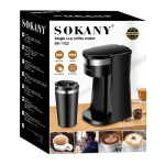Μηχανή Espresso 0.4L 750W Με Αυτόματο Καθαρισμό Sokany SK-1122 - Image 5
