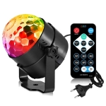Μίνι Φωτιστικό Disco RGB 7 Χρωμάτων Με Τηλεχειριστήριο Aerbes AB-WT06 - Image 3