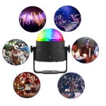 Μίνι Φωτιστικό Disco RGB 7 Χρωμάτων Με Τηλεχειριστήριο Aerbes AB-WT06 - Image 2