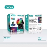 Μίνι Φωτιστικό Disco RGB 7 Χρωμάτων Με Τηλεχειριστήριο Aerbes AB-WT06 - Image 5