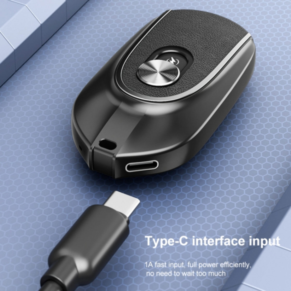 Mini Power Bank Μπρελόκ 1600mAh Με Type-C & Lightning Andowl Q-DC548 - Image 2