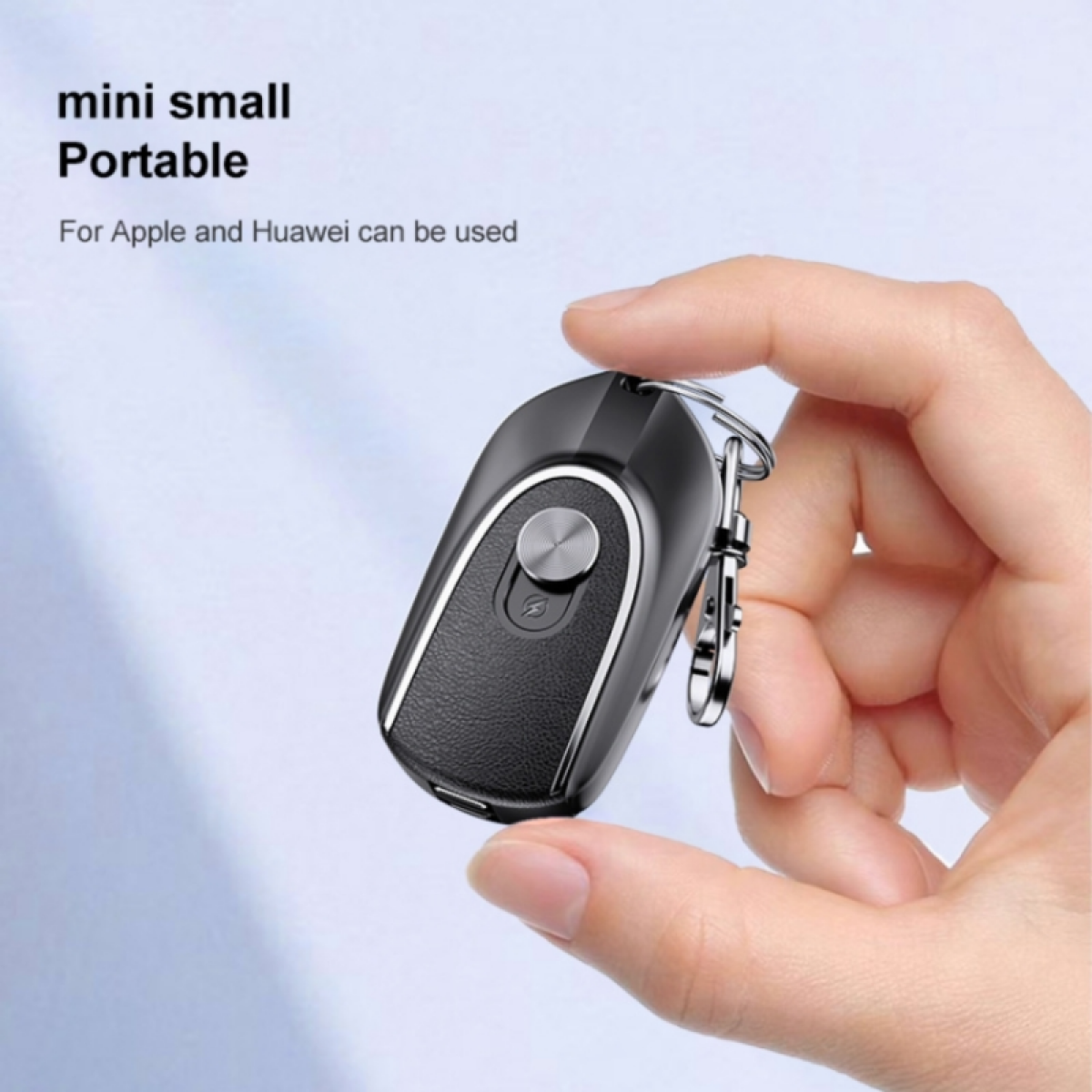 Mini Power Bank Μπρελόκ 1600mAh Με Type-C & Lightning Andowl Q-DC548 - Image 4