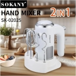 Μίξερ Χειρός 2 Σε 1 Με Βάση 800W Sokany SK-02025 - Image 4
