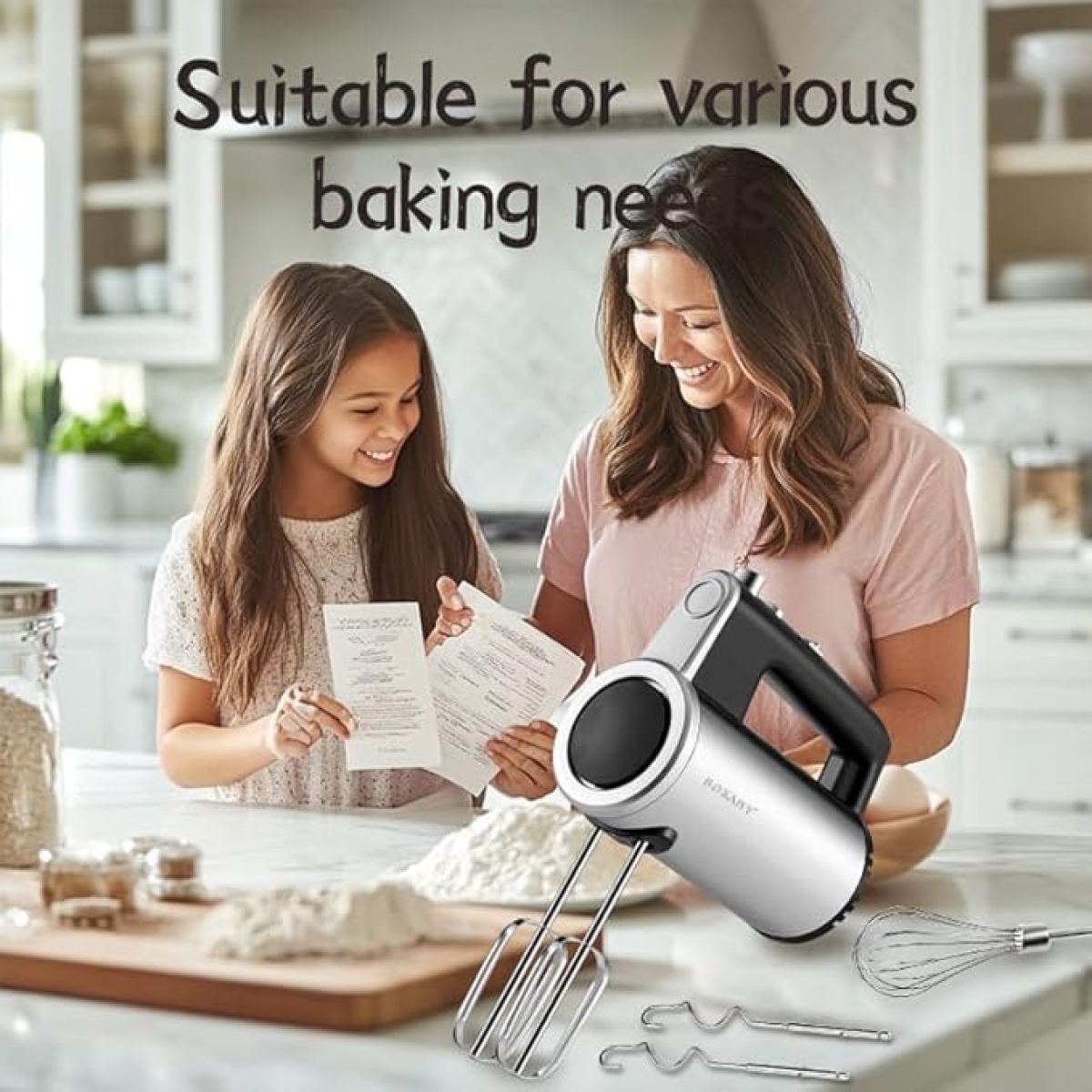 Μίξερ Χειρός 800W Με Turbo Ανοξείδωτο Sokany SK-02017 - Image 6