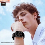 MOXOM MX-WH25 Smartwatch 2.01” με Κλήσεις, GPS, 100+ Sport Modes, Αδιάβροχο 10m & Health Tracker Ροζ