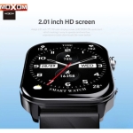 MOXOM MX-WH25 Smartwatch 2.01” με Κλήσεις, GPS, 100+ Sport Modes, Αδιάβροχο 10m & Health Tracker Ροζ