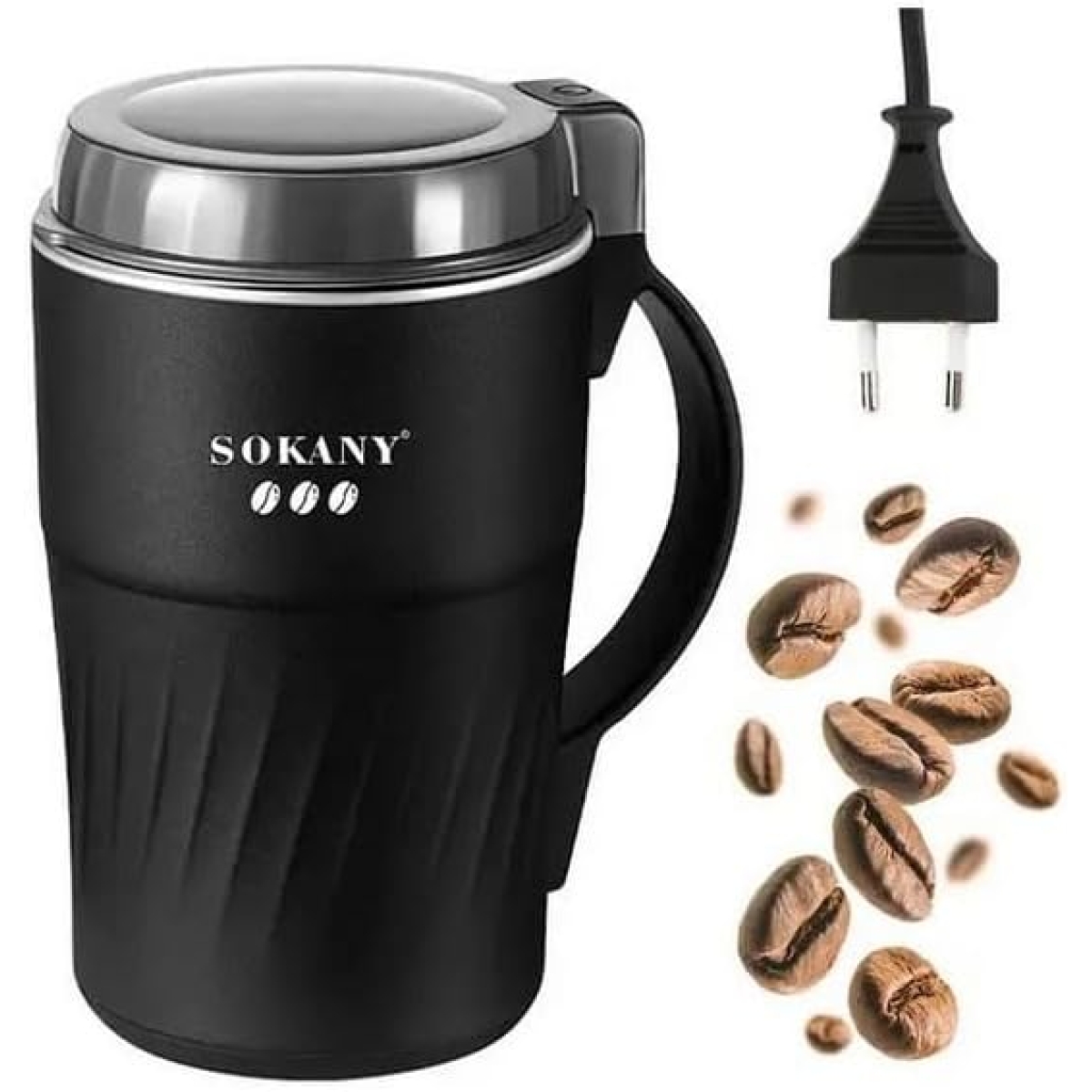 Μύλος Άλεσης Καφέ 300W 500g Sokany SK-04024 - Image 2