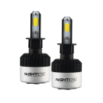 Nighteye Λάμπες LED H3 2τμχ 72W 9000LM 6500K 9-32V A315 S2