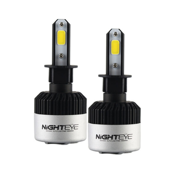 Nighteye Λάμπες LED H3 2τμχ 72W 9000LM 6500K 9-32V A315 S2