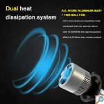 Nighteye Λάμπες LED H3 2τμχ 72W 9000LM 6500K 9-32V A315 S2 - Image 6