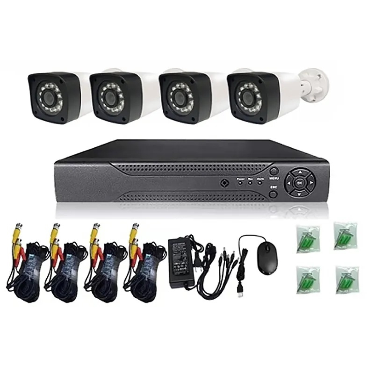 Ολοκληρωμένο Σύστημα CCTV 4 Καμερών 1080p Με DVR 4 Καναλιών Aerbes AB-C231 - Image 2