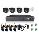 Ολοκληρωμένο Σύστημα CCTV 4 Καμερών 1080p Με DVR 4 Καναλιών Aerbes AB-C231 - Image 2