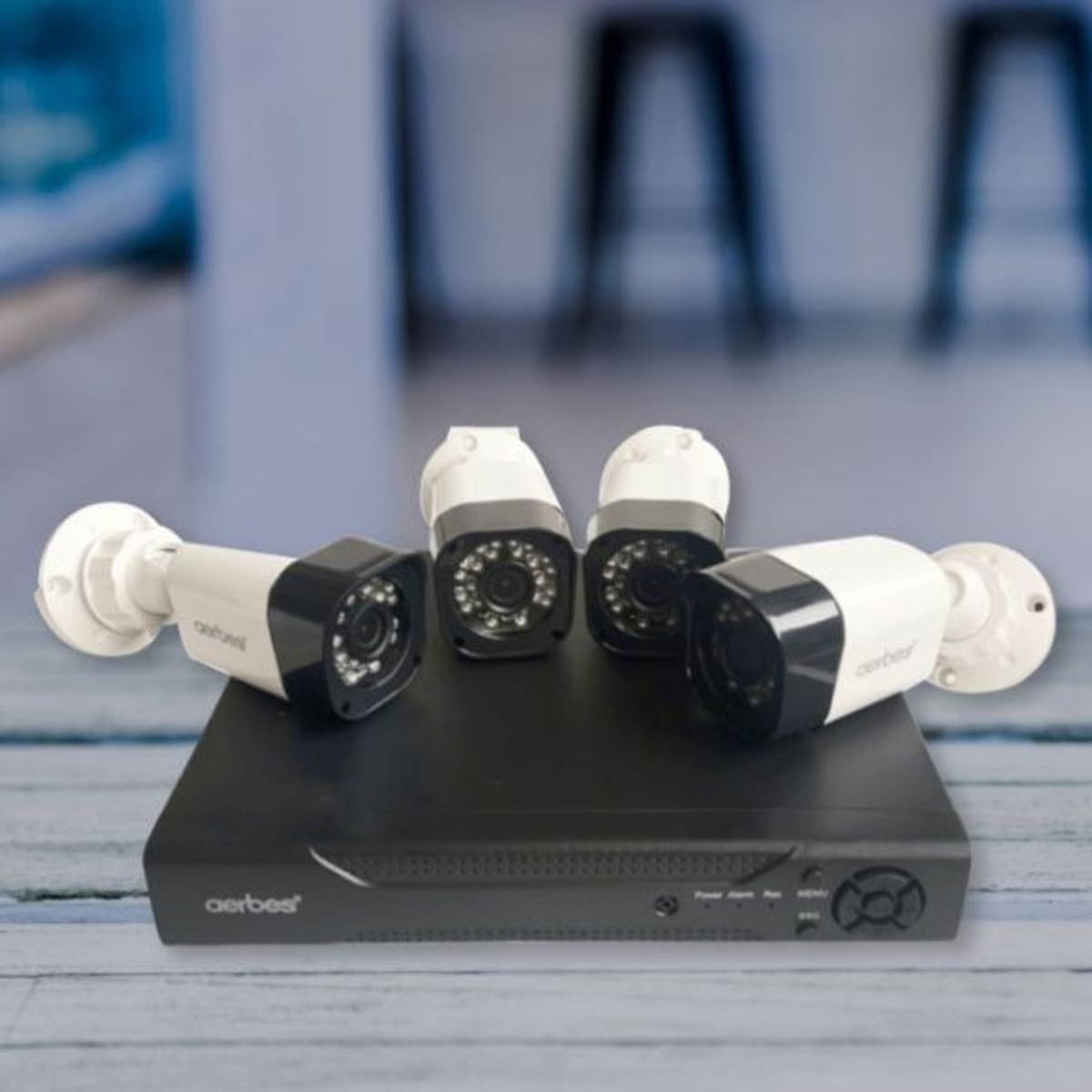 Ολοκληρωμένο Σύστημα CCTV 4 Καμερών 1080p Με DVR 4 Καναλιών Aerbes AB-C231 - Image 5
