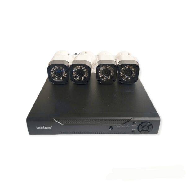 Ολοκληρωμένο Σύστημα CCTV 4 Καμερών 1080p Με DVR 4 Καναλιών Aerbes AB-C231