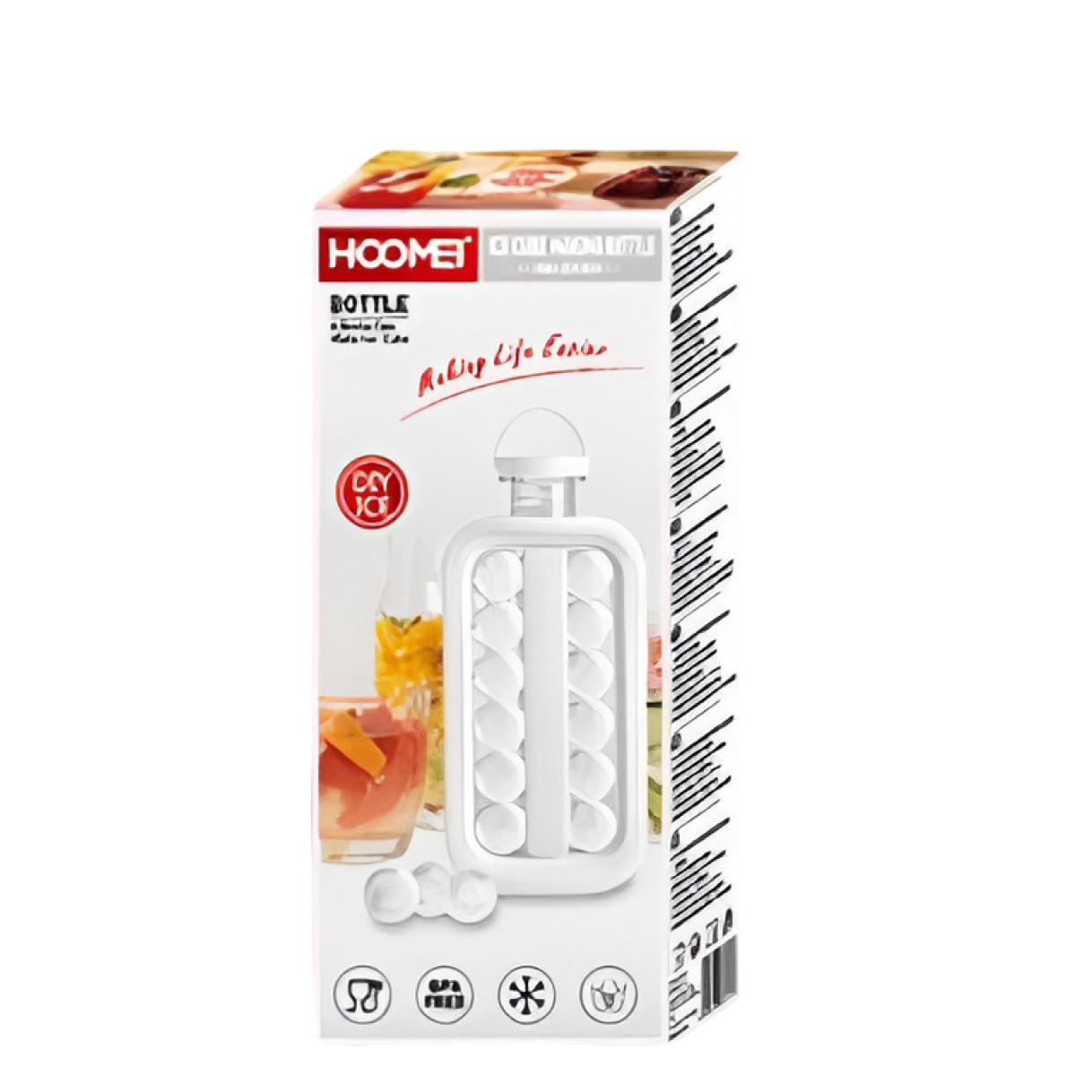 Παγοθήκη 2 Σε 1 Ice Cube Making Bottle Hoomei HM-2218 - Image 3