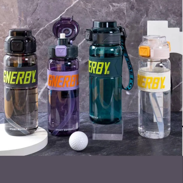 Παγούρι Πλαστικό 700ml Με Καλαμάκι Και Λουράκι Μεταφοράς Y257-9950