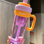 Παγούρι Πλαστικό 830ml Με Καλαμάκι & Infuser Y257-9998 - Image 5