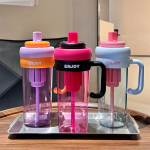 Παγούρι Πλαστικό 830ml Με Καλαμάκι & Infuser Y257-9998 - Image 7