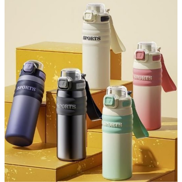 Παγούρι Θερμός Ανοξείδωτος Sport Με Λουράκι S98-YHSQ8216