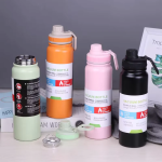 Παγούρι Θερμός Από Ανοξείδωτο Ατσάλι 800ml Με Λαβή - Image 3