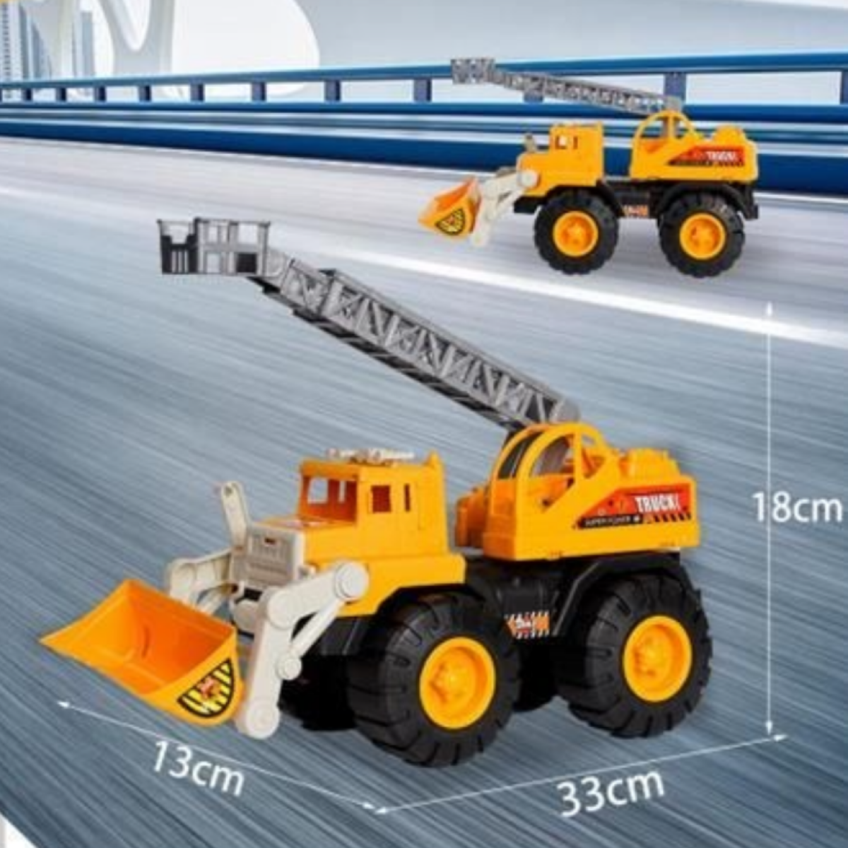 Παιχνίδι Φορτηγό Με Γερανό City Construction 791-22 - Image 2