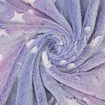 Παιδικό Κουβερτάκι Fleece Glow in the Dark Μονόκερος - Μωβ