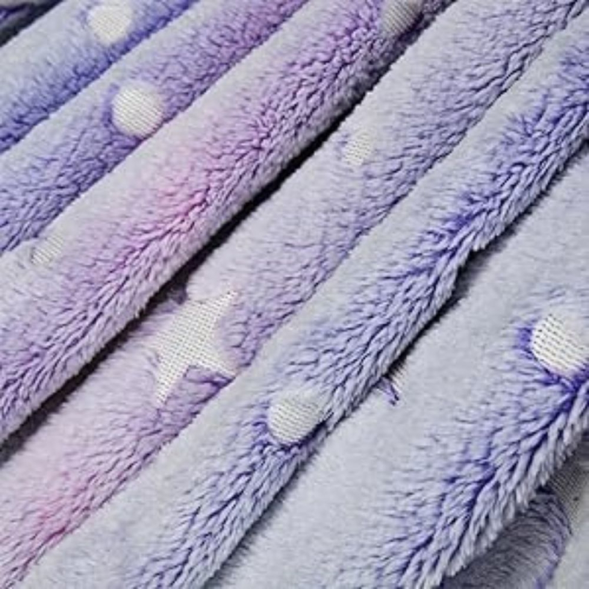 Παιδικό Κουβερτάκι Fleece Glow in the Dark Μονόκερος - Μωβ