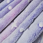 Παιδικό Κουβερτάκι Fleece Glow in the Dark Μονόκερος - Μωβ