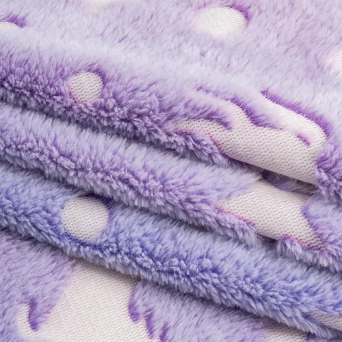 Παιδικό Κουβερτάκι Fleece Glow in the Dark Μονόκερος - Μωβ