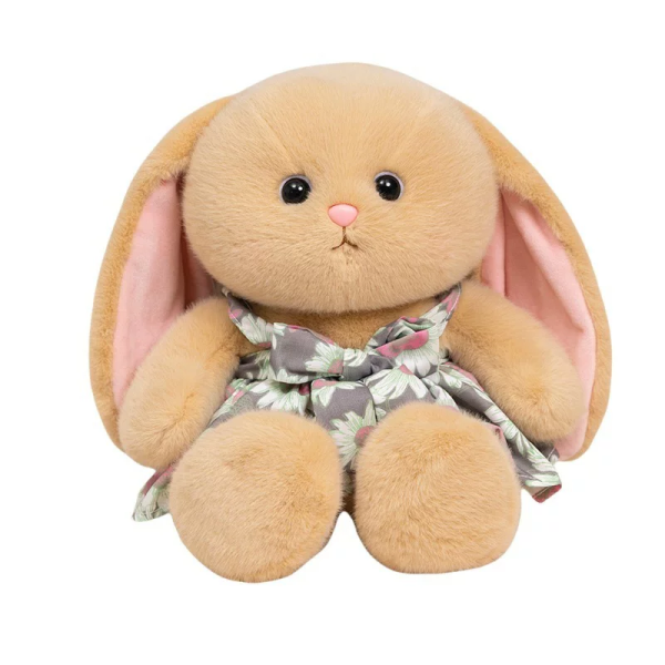 Παιδικό Λούτρινο Λαγουδάκι με Φόρεμα 30cm 28305