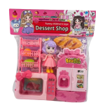 Παιδικό Σετ Ζαχαροπλαστείου Dessert Shop Με Φούρνο, Ψυγείο Και Κούκλα 8017-42
