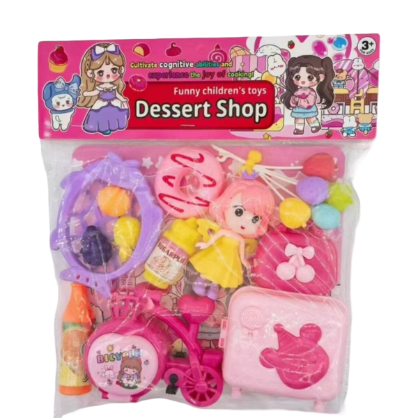 Παιδικό Σετ Ζαχαροπλαστείου Dessert Shop Με Κούκλα Και Αξεσουάρ 8017-43