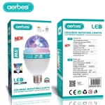 Περιστρεφόμενη Λάμπα LED RGB 3W Aerbes AB-X001 - Image 6