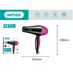 Πιστολάκι Μαλλιών 3200W Aerbes AB-CF07