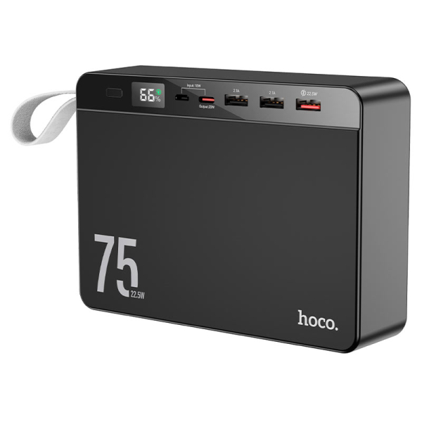 Power Bank 75000mAh 22.5W Με Οθόνη LED Hoco J94 Overlord