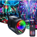 Προβολέας Φωτισμού Laser LED RGBP Με Disco Ball Και Λειτουργία Ήχου 10W Με Τηλεχειριστήριο