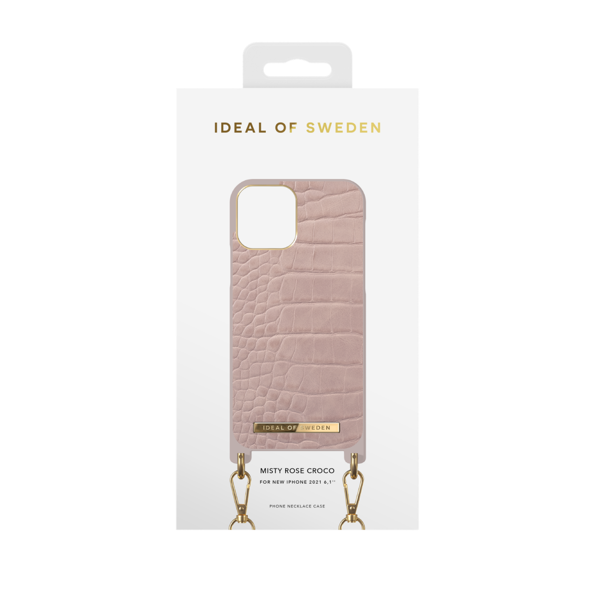 IDEAL OF SWEDEN Atelier Θήκη Λαιμού iPhone 13 Pro Misty Rose Croco IDNCSS20-I2161P-211 - Image 2