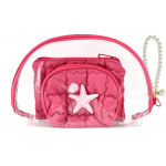 Σετ 3 Νεσεσέρ Καλλυντικών Φούξια με Αστερία 88069