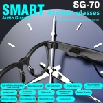 SG-70 AI Smart Γυαλιά Bluetooth 5.4 με Ηχεία, Hands-Free Κλήσεις & Μεταφραστή