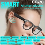 SG-70 AI Smart Γυαλιά Bluetooth 5.4 με Ηχεία, Hands-Free Κλήσεις & Μεταφραστή