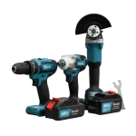 SIARLINXI Σετ Εργαλείων Μπαταρίας 68V με Δράπανο, Impact, Τροχό, 2 Μπαταρίες και Βαλίτσα