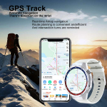 Smartwatch 1.53” IPS Με BT Call Και 3 Λουράκια Αδιάβροχο IP67 Andowl H2 - Image 4