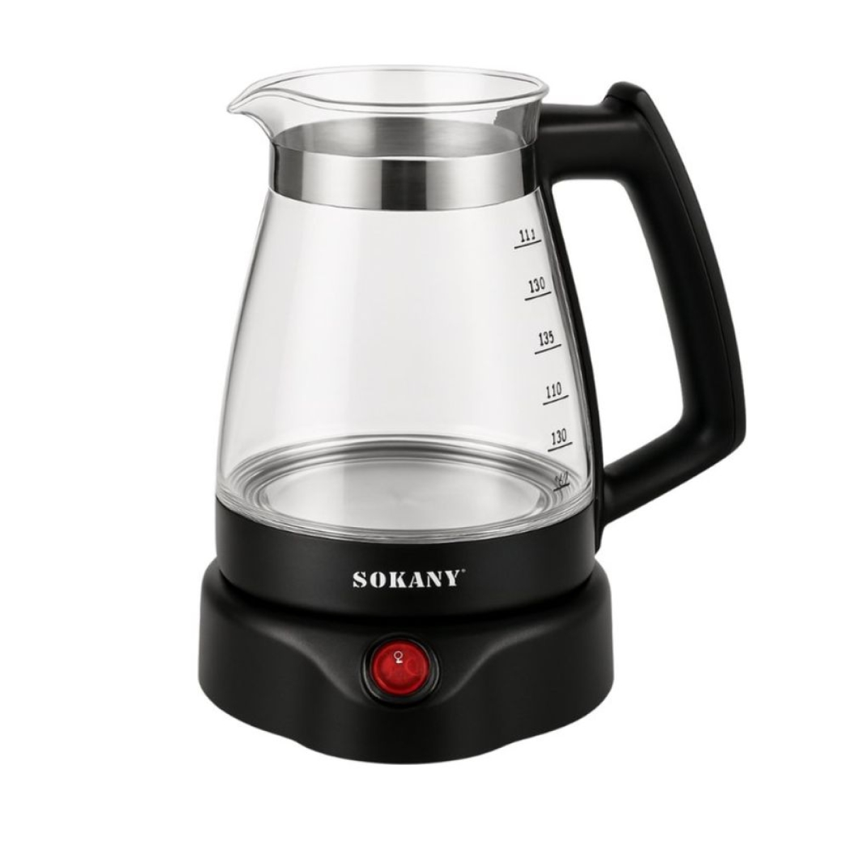 Sokany SK-09045 Ηλεκτρικό Μπρίκι 600W με Χωρητικότητα 800ml Inox