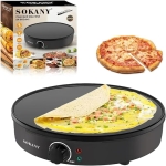 Συσκευή για Κρέπες 30cm 1000W Sokany SK-BBQ-842 - Image 2