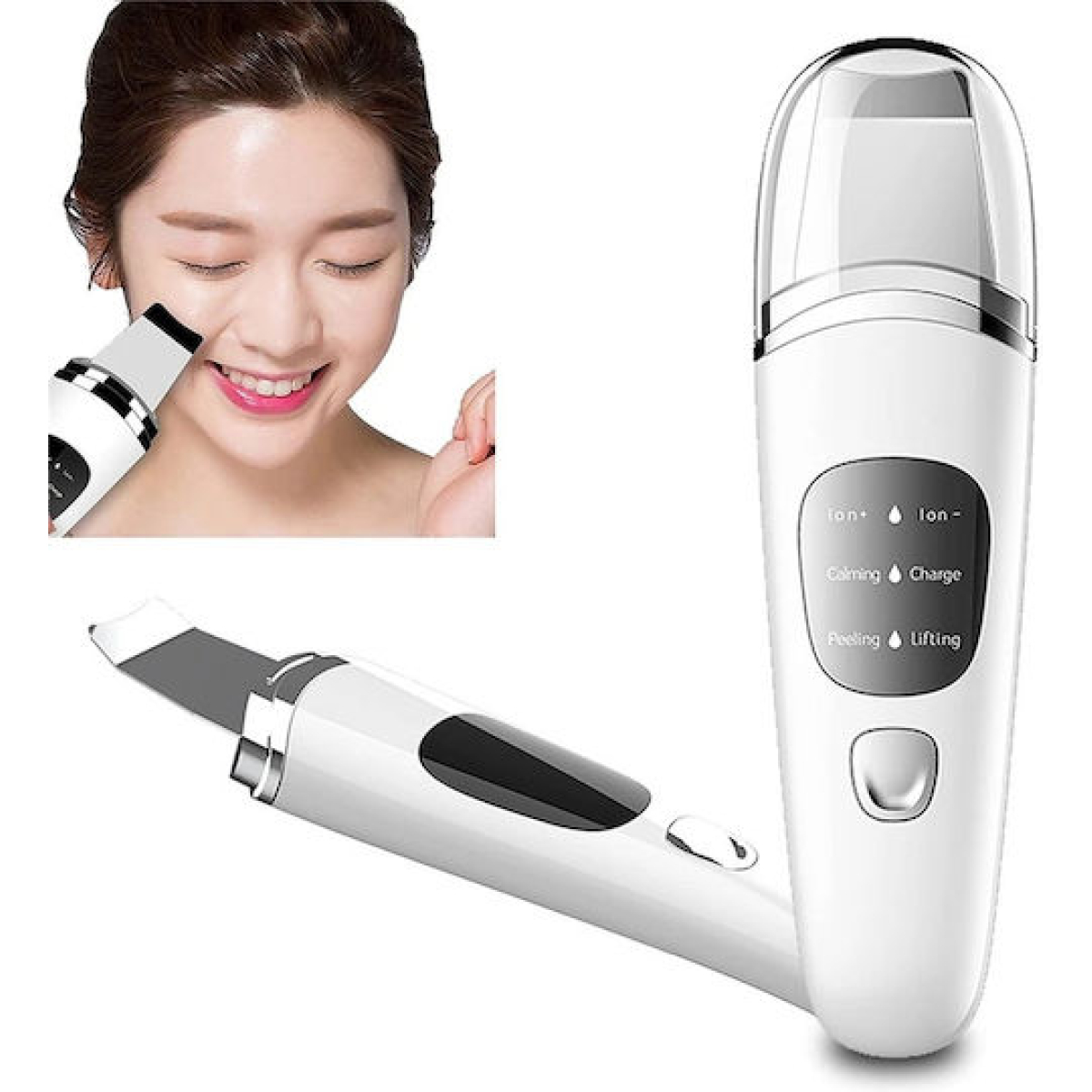 Συσκευή Περιποίησης Προσώπου Skin Scrubber Με Υπερήχους Και Ιοντική Τεχνολογία - Image 2