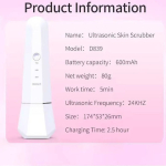 Συσκευή Περιποίησης Προσώπου Ultrasonic Skin Scrubber Με Υπερήχους Και EMS D839 - Image 8