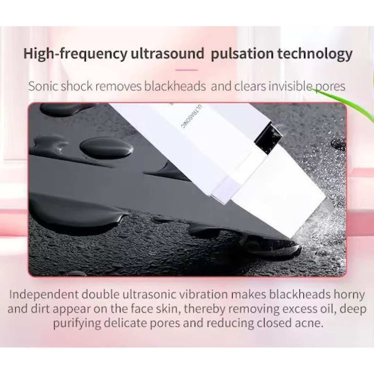 Συσκευή Περιποίησης Προσώπου Ultrasonic Skin Scrubber Με Υπερήχους Και EMS D839 - Image 9
