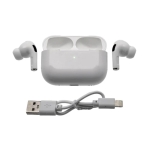 Takemore WS-75 In-ear Bluetooth Handsfree Ακουστικά με Θήκη Φόρτισης Λευκά